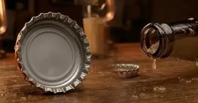 Detalle de la tapa de cerveza.