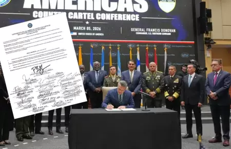 Per� firma alianza militar contra narcotr�fico