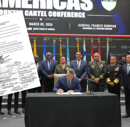 Per� firma alianza militar contra narcotr�fico