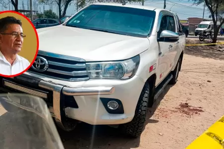 Camioneta municipal termin� con m�ltiples impactos de bala tras el ataque en el