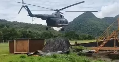 FAP traslada material para adelantar reparaci�n del ducto de TGP.