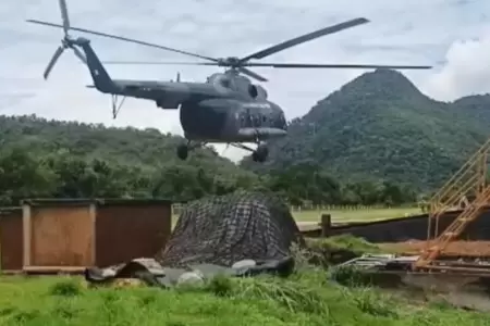 FAP traslada material para adelantar reparaci�n del ducto de TGP.