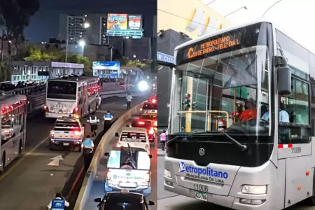 Bus varado en Javier Prado desata demoras en el Metropolitano
