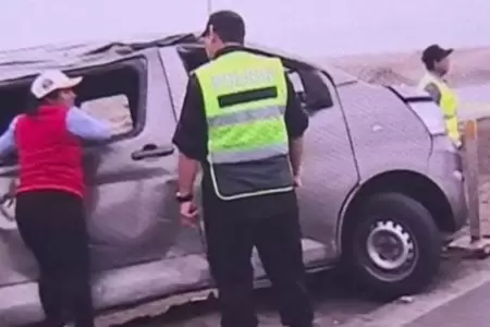 Accidente en Panamericana Sur dej� un fallecido