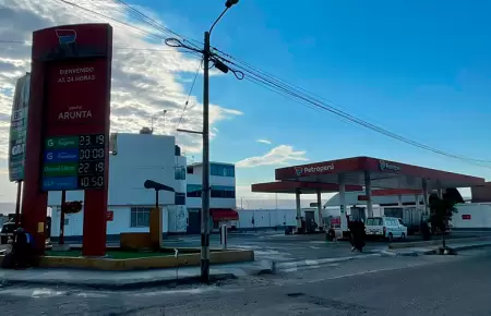 Incrementos de precios en grifos de Tacna.