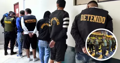PNP desarticula bandas criminales tras operativos en Lima
