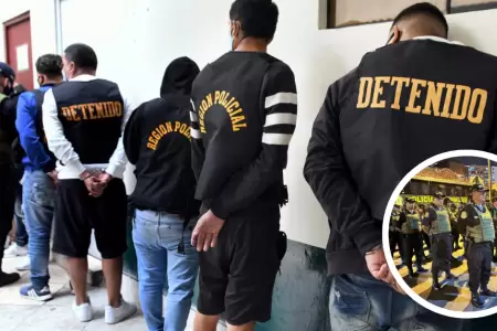 PNP desarticula bandas criminales tras operativos en Lima