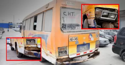 El "Anconero" m�s multado de Lima ser� el primero destruido en el chatarreo