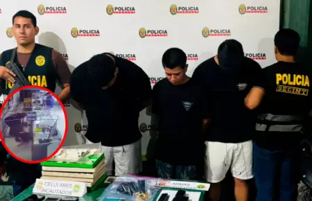 Se detuvo a cuatro presuntos integrantes de la banda que particip� en el robo en