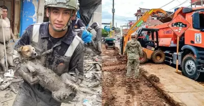 Fuerzas Armadas atienden emergencias por lluvias en diversas zonas del Per�.