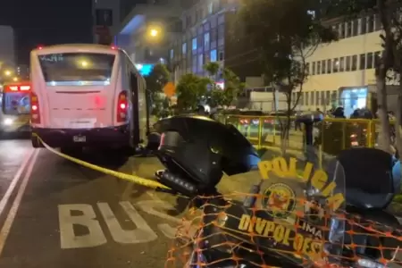 Hombre muere tras ser atropellado por bus del Corredor Morado