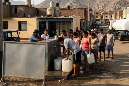 Corte de agua.