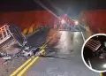 Colapso de puente en �ncash dej� un fallecido y tres heridos: Camioneta impact� contra estructura expuesta
