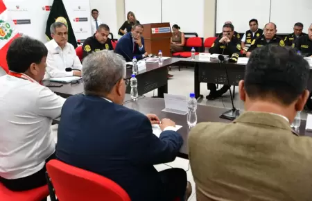 Mininter se reuni� con transportistas