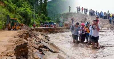 1177 distritos declarados en emergencia por lluvias