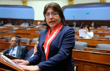 La ex Fiscal de la Naci�n se present� hoy ante el Congreso, que defini� su desti