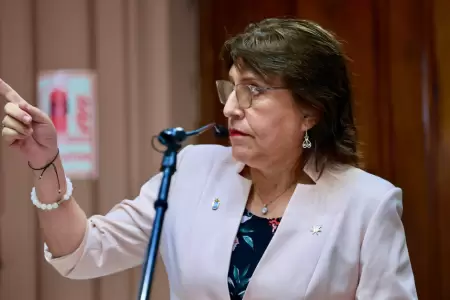 Delia Espinoza asegura que no se arrepiente de denunciar a congresistas por ley