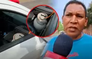 Taxista instala bal�n de gas dom�stico a su veh�culo ante crisis energ�tica: "No me qued� de otra"