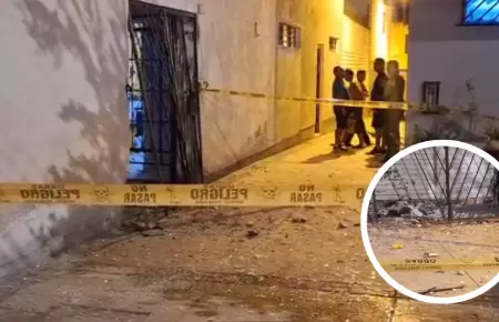 Detonan explosivo en vivienda multifamiliar en Surco