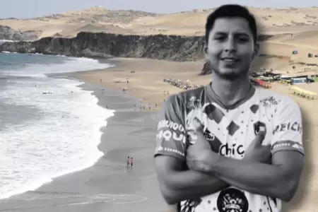 Hallan cuerpo de futbolista desaparecido en playa El Colorado, en Huacho