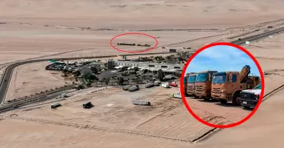 Maquinaria pesada chilena fue movilizada hacia sectores cercanos al l�mite entre