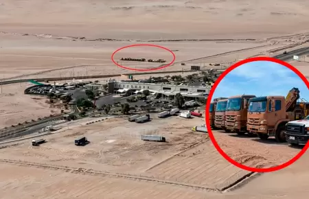 Maquinaria pesada chilena fue movilizada hacia sectores cercanos al l�mite entre