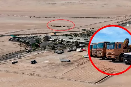 Maquinaria pesada chilena fue movilizada hacia sectores cercanos al l�mite entre