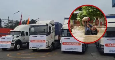 Ejecutivo traslada 300 toneladas de v�veres ante emergencias por lluvias