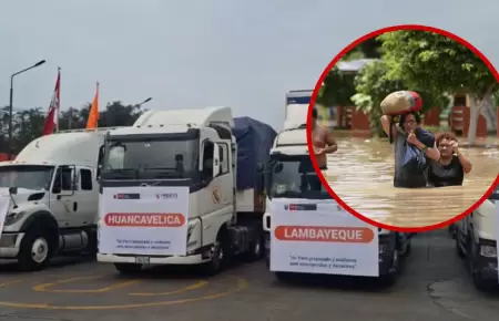 Ejecutivo traslada 300 toneladas de v�veres ante emergencias por lluvias