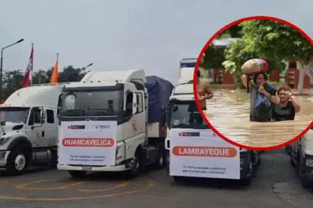 Ejecutivo traslada 300 toneladas de v�veres ante emergencias por lluvias