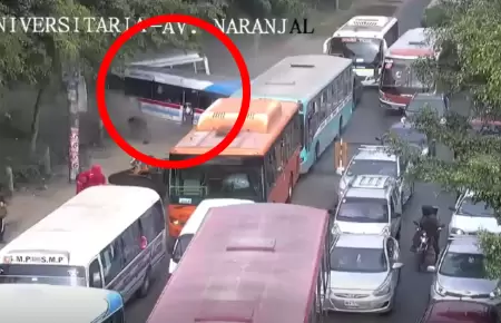 Triple choque en Los Olivos