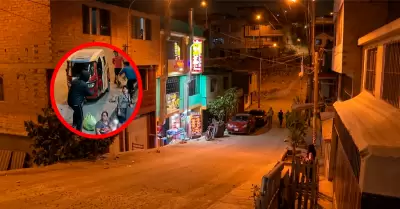 C�maras y testigos registraron el momento en que los delincuentes asaltan a clie