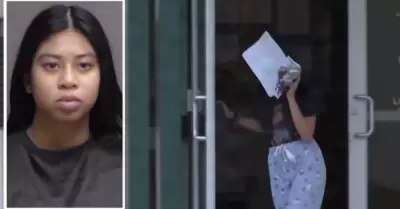 mujer de 20 a�os acusada de dejar morir a su beb� reci�n nacido fue puesta en li