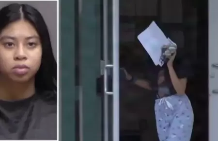 mujer de 20 a�os acusada de dejar morir a su beb� reci�n nacido fue puesta en li