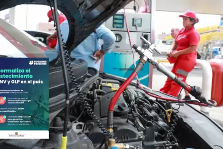 Gobierno sobre restablecimiento de GNV y GLP