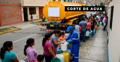 Corte de agua en Lima el 15 de marzo.