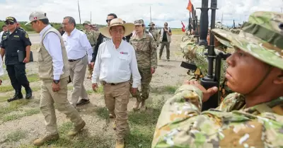 Presidente Balc�zar llega a Ja�n, Cajamarca