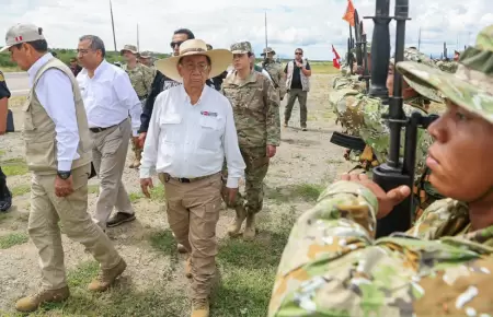 Presidente Balc�zar llega a Ja�n, Cajamarca