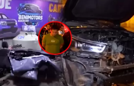 Sujetos vend�an autopartes desmanteladas en su local tras robar veh�culos.