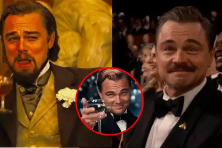 Leonardo DiCaprio cre� un meme suyo durante la gala de los Oscars 2026.