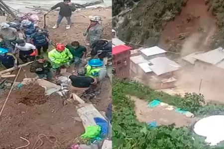 Desplazamiento se debi� a las intensas lluvias, seg�n el COER de La Libertad.