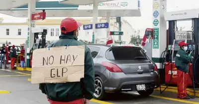Alza de precios del GLP continuar� en los pr�ximos d�as.