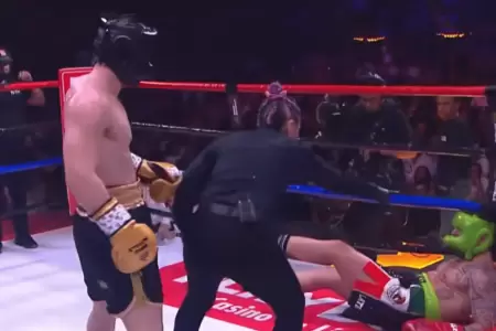 Nicola Porcella termin� 'NOQUEADO' durante evento de boxeo Ring Royale