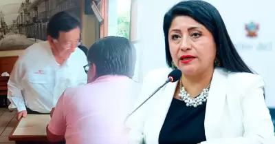 Premier Miralles sobre reuni�n de presidente Balc�zar en cafeter�a.