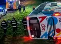 Volc� bus en la Ruta 9: Reportan m�s de 40 heridos tras accidente de tr�nsito en carretera