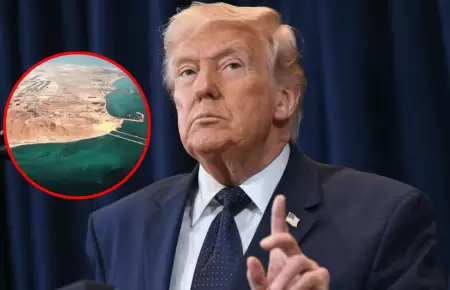 Donald Trump amenaz� con atacar las reservas de petr�leo en la isla iran� de Kha