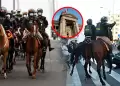 Poder Judicial proh�be a la PNP usar caballos en el control de marchas tras medida cautelar