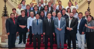 Presidente Balc�zar se re�ne con representantes sindicales de educaci�n superior