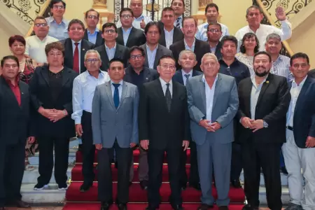 Presidente Balc�zar se re�ne con representantes sindicales de educaci�n superior