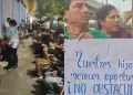 San Juan de Lurigancho: Padres pasan la noche afuera de colegio para asegurar vacantes en inicio del a�o escolar